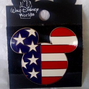 Disney Mickey Mouse Flag Collectors Pin (2002)